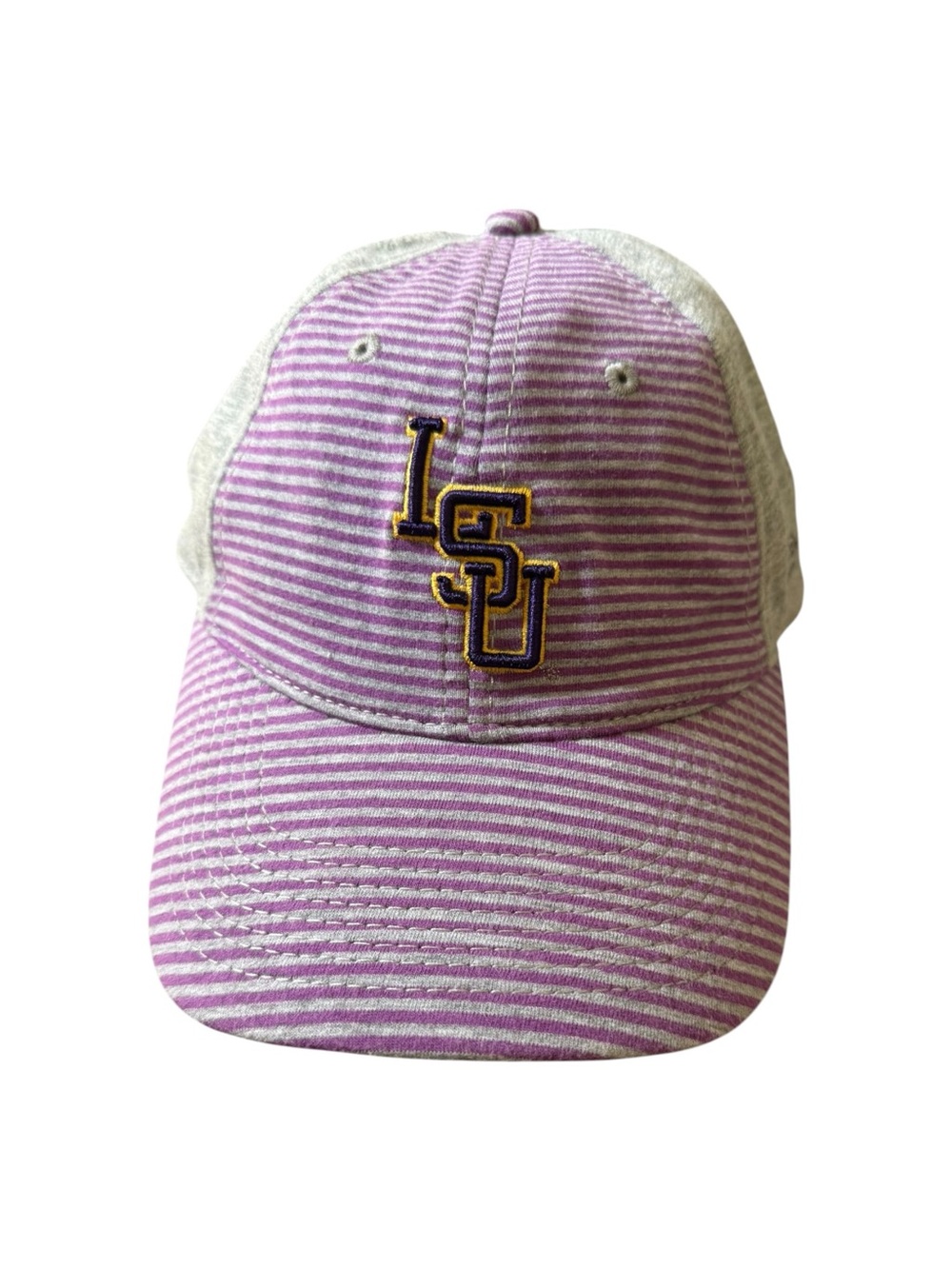 LSU Football Louisiana State University New Era Womens Hat Gray Purple